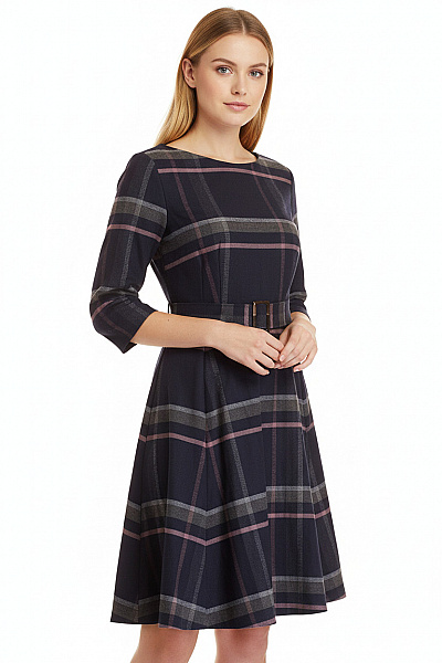 Košilové  Šaty Modré Orsay Vel. 38