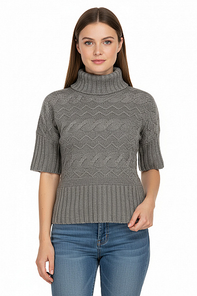 CLOCKHOUSE Dámský Svetr Šedý Second Hand Vel. XL