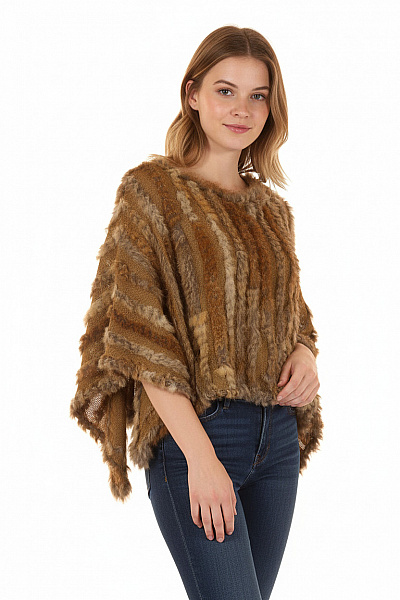  Pončo Hnědé Second hand