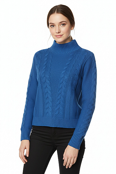 Dámský Svetr Modrý Vel. S