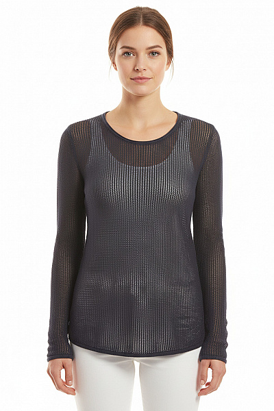  Halenka Pletená Modrá GATE Vel. M