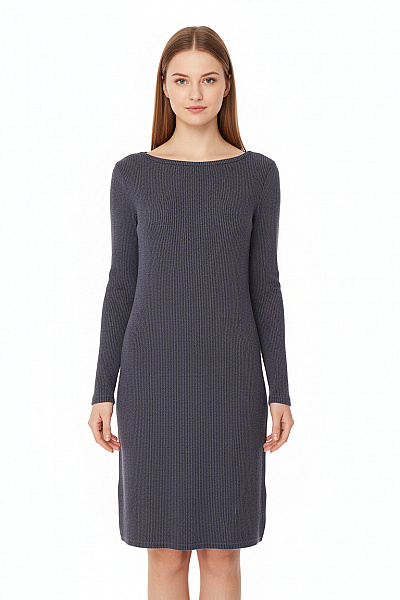 Amisu  Šaty Pletené Modré Vel. 34