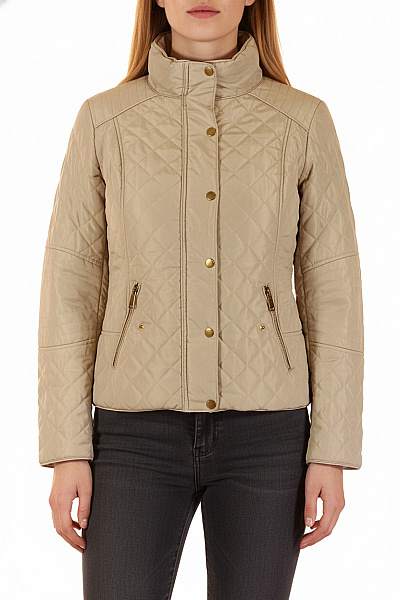 Prošívaná Dámská Bunda Béžová GATE Vel. L