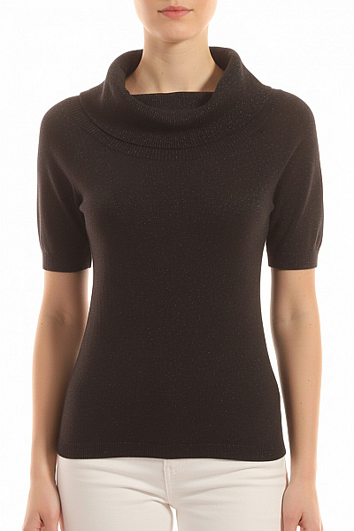 PAPAYA Dámský Svetr Černý