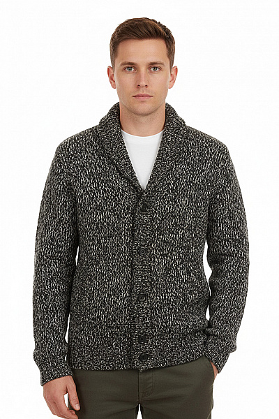 Canda Pánský Cardigan Šedý Vel. M