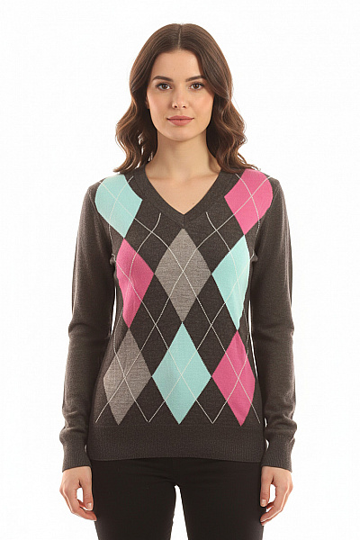 Canda Dámský Pulovr Šedý Vel. M