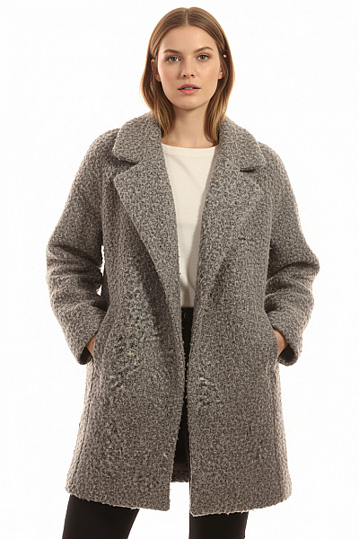 F&F Dámský Kabát Šedý Vel. 40