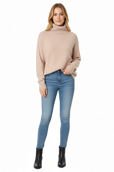 Dámský Svetr Béžový Vel. XS