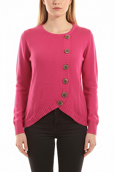 Dámský Svetr Růžový Second Hand Vel. 38/40