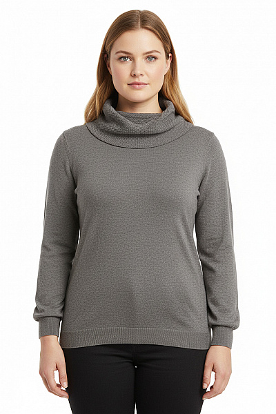 Dámský Svetr Šedý Esprit Second Hand Vel. XXL