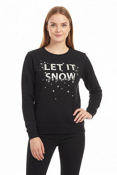 CLOCKHOUSE Dámská Mikina Bez Zapínání Černá Vel. M