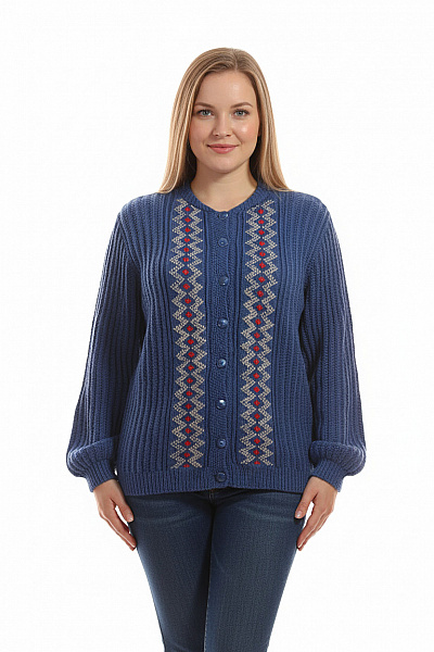 Dámský Svetr Modrý Second Hand