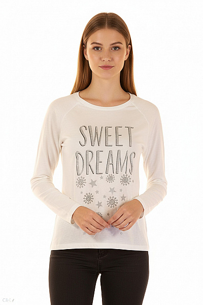 Dámské Pyžamo Bílé Second Hand Vel. S