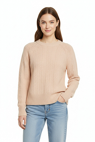 Dámský Pulovr Béžový Vel. XS