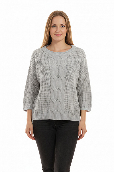 Dámský Svetr Šedý Vel. M