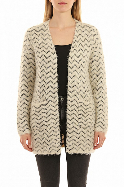 Dámský Cardigan Černobílý