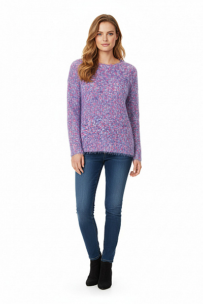 F&F Dámský Pulovr Barevný Second Hand Vel. 34