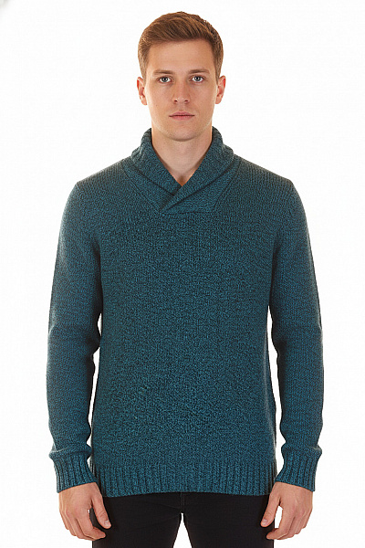 Pánský Svetr Modrý JOHN BANER Vel. 38/40