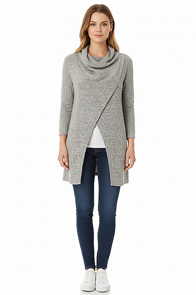 Dámský Cardigan Šedý Orsay Second Hand