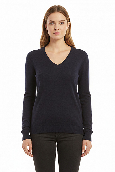 Dámský Pulovr Acrylový Modrý Primark