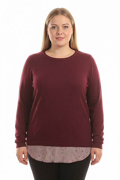 Esmara  Halenka Pletená Vínová Vel. L