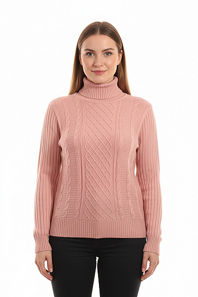 Dámský Svetr Růžový Vel. 40