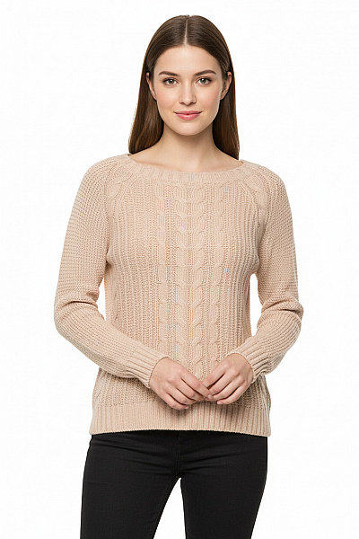 Takko Dámský Pulovr Béžový Vel. S