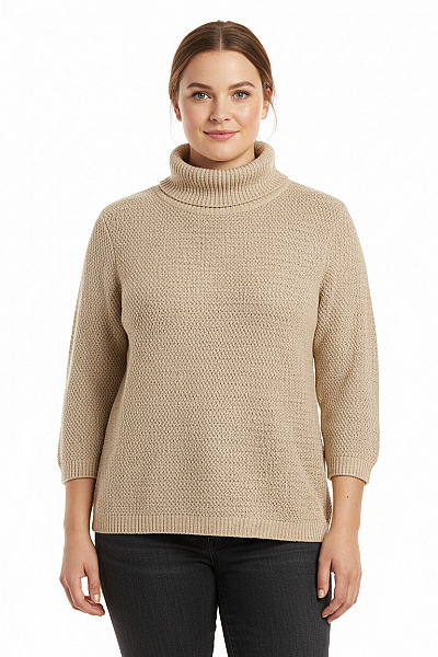 Dámský Svetr Béžový Vel. 44