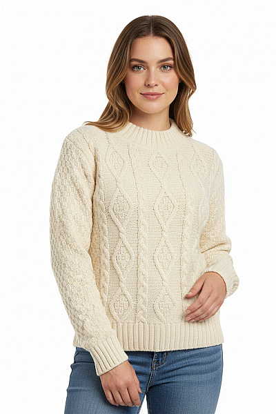 Dámský Svetr Bílý