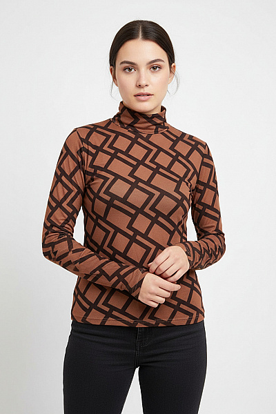 Dámské Rolák Hnědý Shein Second Hand Vel. S