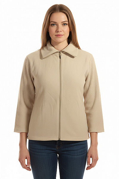 Dámská Mikina Béžová Second Hand Vel. XL