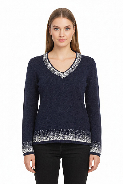 Dámský Pulovr Modrý