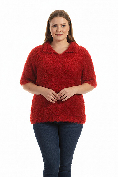 Dámský Pulovr Červený