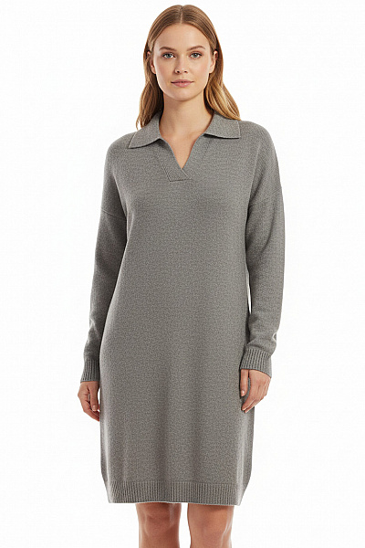 Esmara  Šaty Pletené Šedé Vel. 42/44