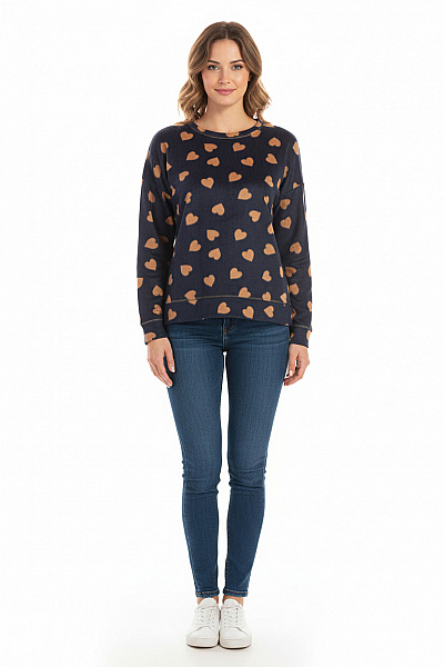 Marks & Spencer Dámské Tričko S Potiskem Modré Vel. L