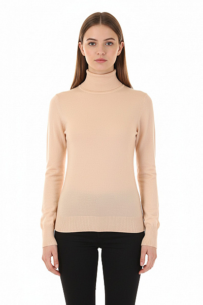 Amisu Dámské Rolák Růžový Second Hand Vel. XS