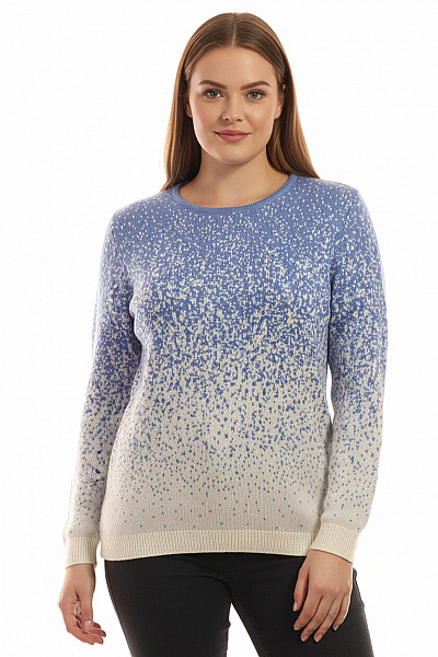 Dámský Svetr Modrý Second Hand