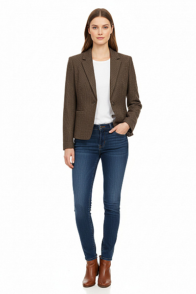 New Look Dámské Sako Hnědý