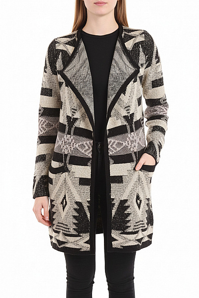 Dámský Svetr Černobílý Lucky Brand Second Hand Vel. S