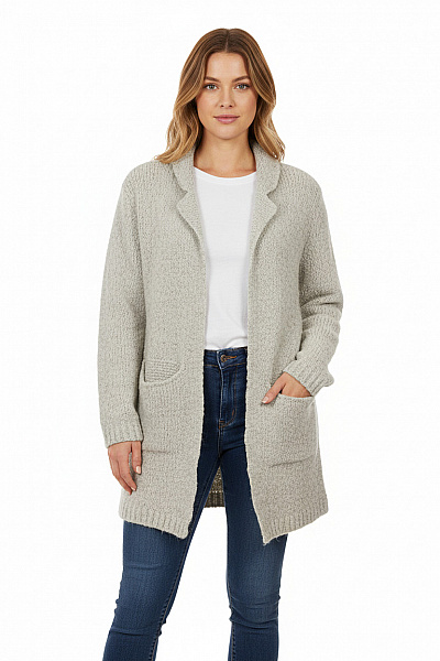 Dámský Svetr Vlněný Šedý Second Hand