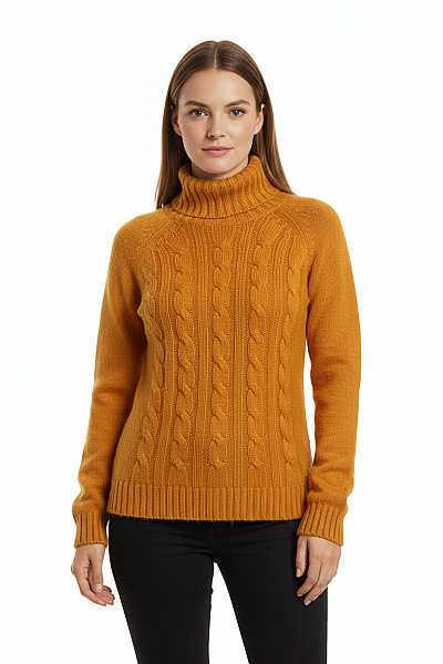 Dámský Rolák Oranžový CAMAIEU