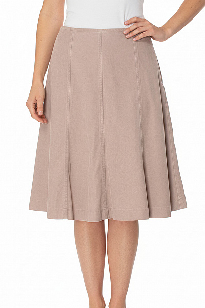  Sukně áčková Béžová Vel. 36