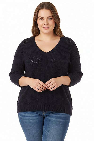 Dámský Pulovr Modrý