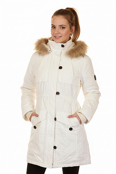 Dámská Bunda Bílá Vel. S