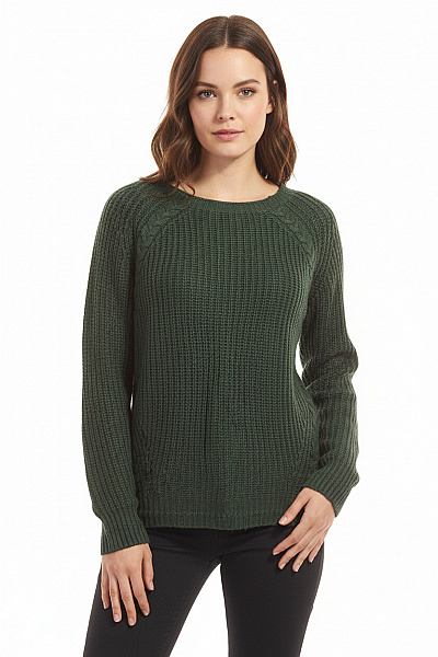 Dámský Pulovr Zelený Second Hand Vel. M