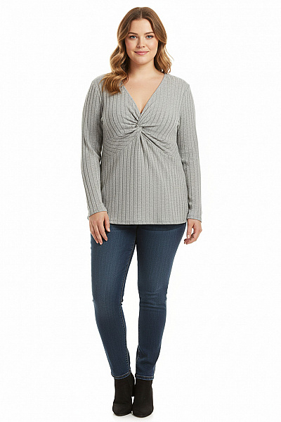 Halenka Šedá Vel. XXL