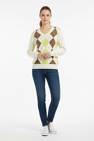 Dámský Pulovr Barevný Vel. 36/38