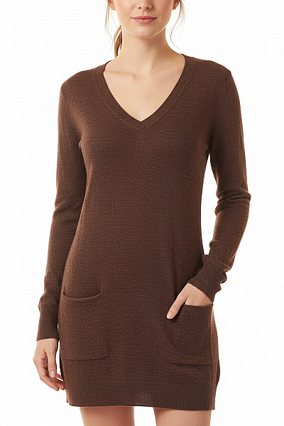 Dámský Pulovr Hnědý Vel. S