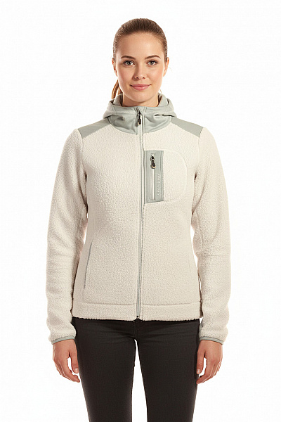 Funkční Dámská Mikina Bílá ALPINE PRO Second Hand Vel. L