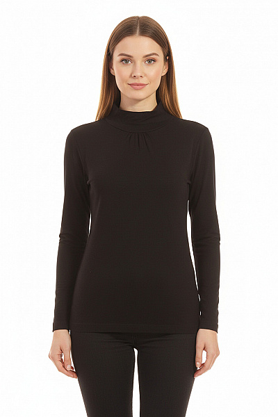 Dámské Tričko Černý TAIFUN Vel. 40